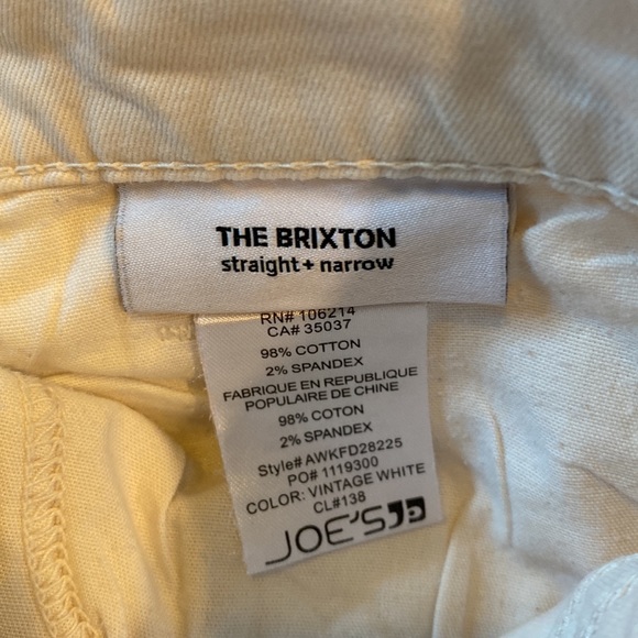 Joes Brixton mens 29 white - Picture 3 of 7